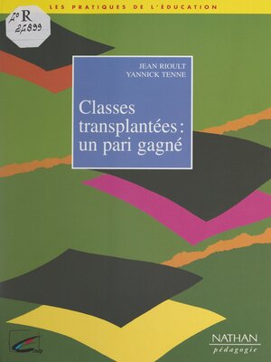 cover image of Classes transplantées
